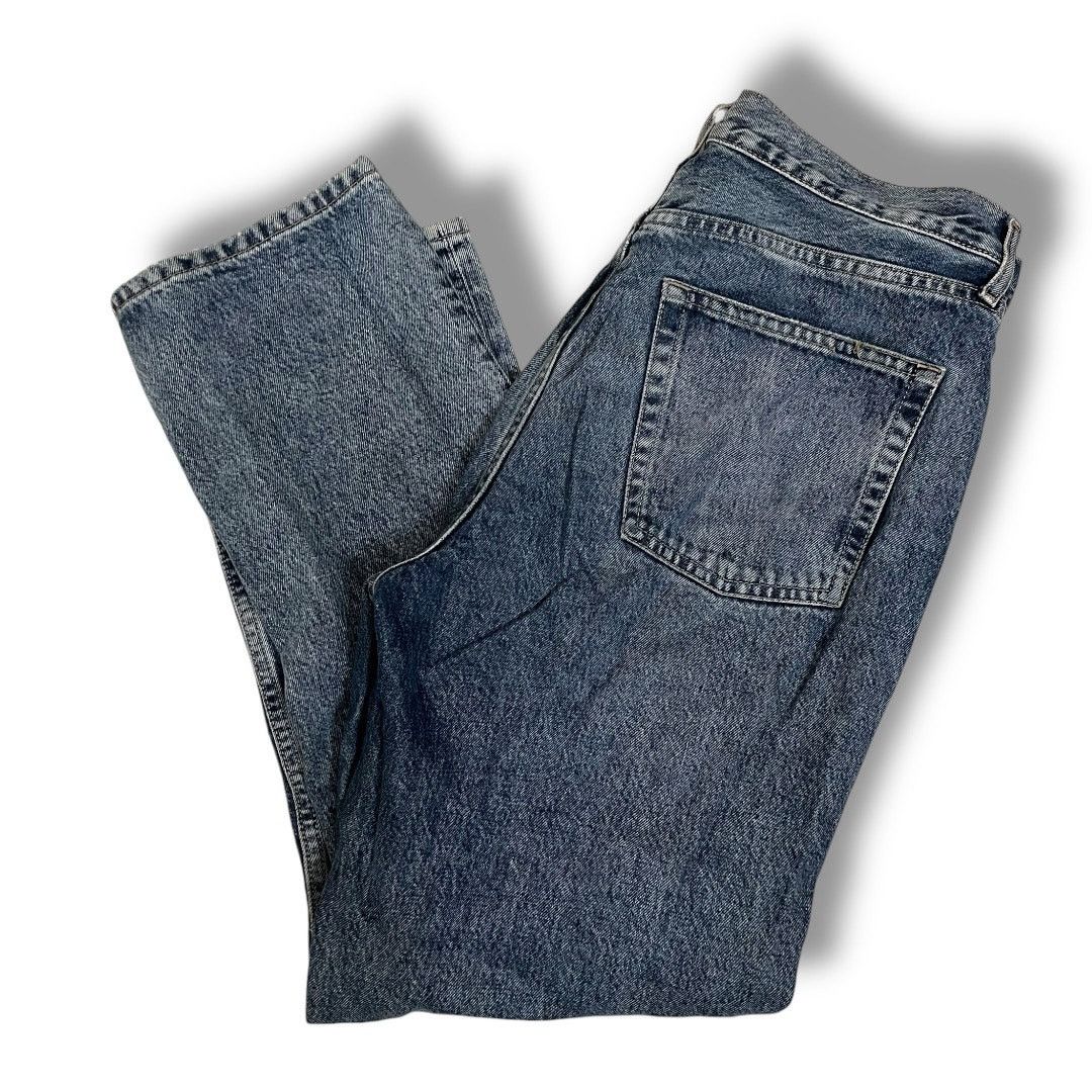 Topshop ASOS Topshop high rise button fly, ripped 5 pocket dad jeans Size 32" / US 10 / IT 46 - 5 Thumbnail