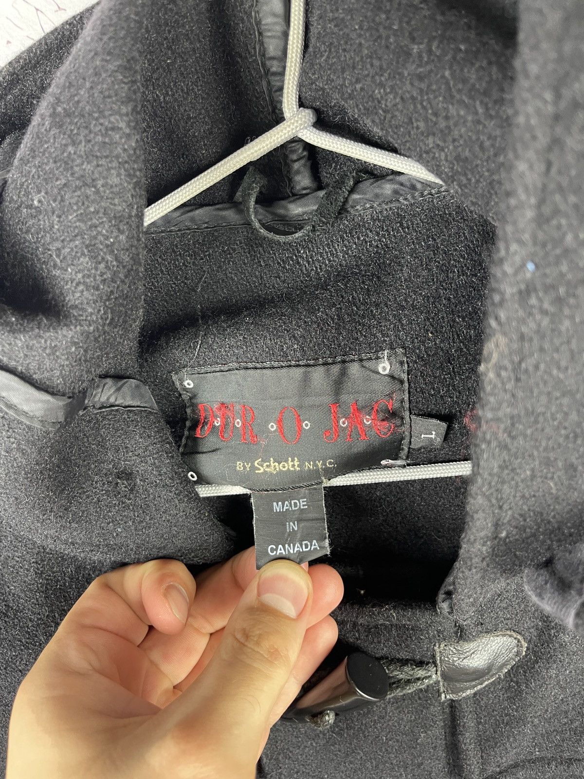 Schott DUR O JAC by Schott N.Y.C Duffle Coat Jacket made in Canada Size US L / EU 52-54 / 3 - 8 Thumbnail