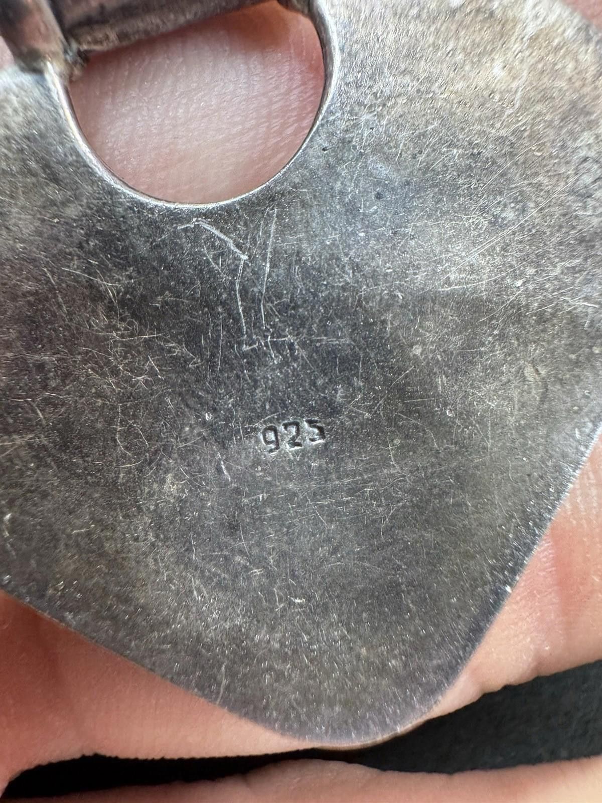 The Unbranded Brand 9.8g VTG Sterling Silver 925 Bali Style Pendant Necklace Size ONE SIZE - 6 Thumbnail