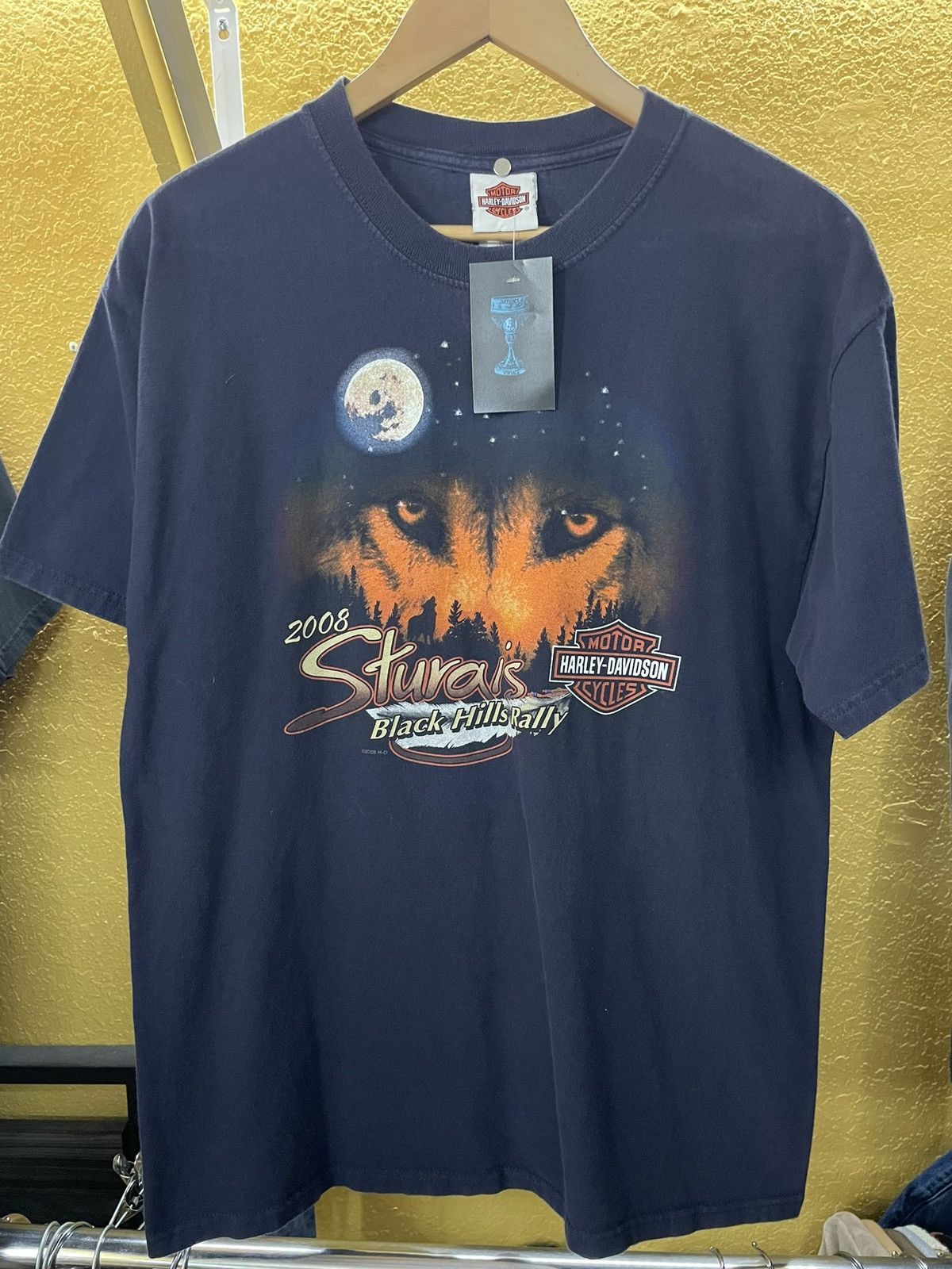 Harley Davidson × Vintage Harley Davidson Sturgis Black Hill Rally Devils Tower Run Size US L / EU 52-54 / 3 - 1 Thumbnail