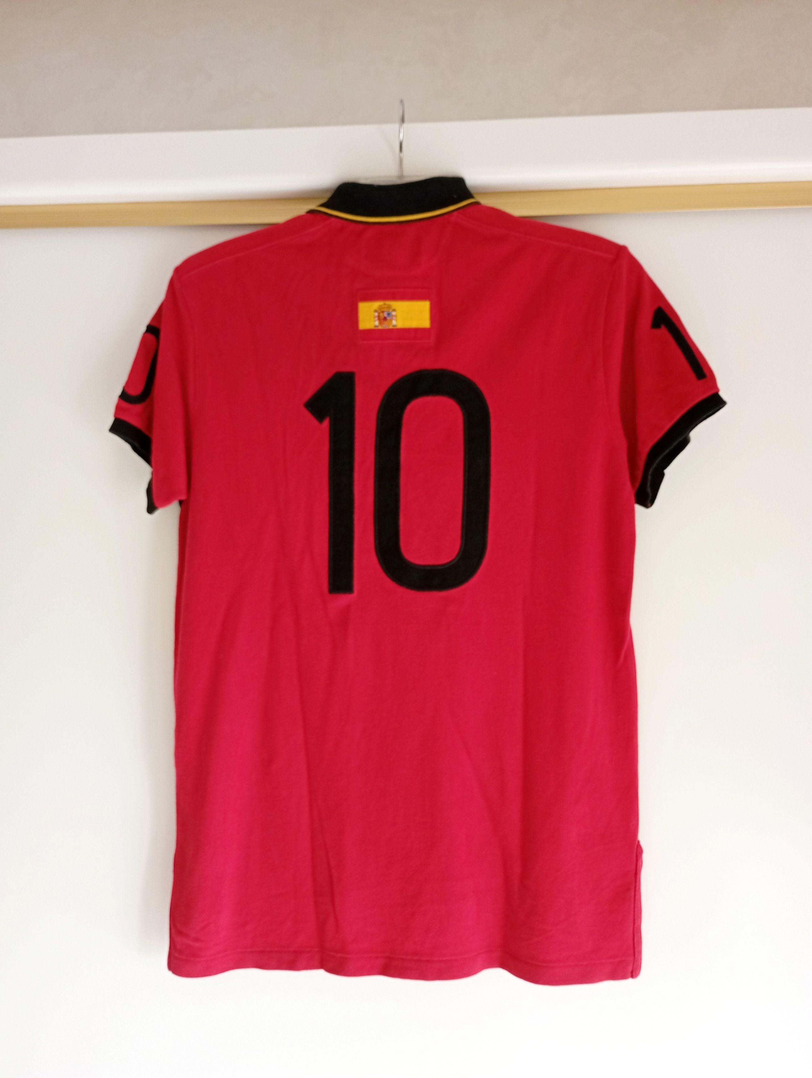 Polo Ralph Lauren 90s Vintage SPAIN #10 Rugby POLO Ralph Lauren Tshirt Size US M / EU 48-50 / 2 - 4 Thumbnail