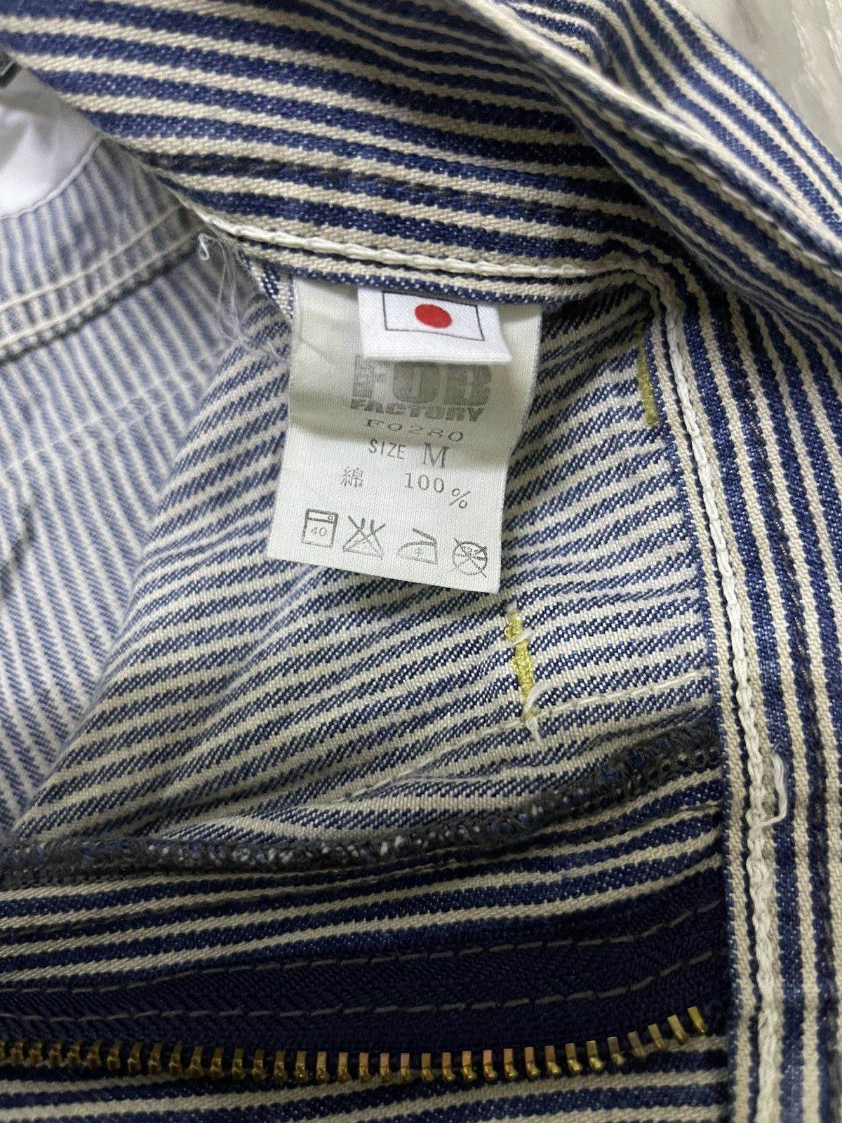 Japanese Brand Jepanes Brand x Studio Ecru Bush Pants Denim Hickory Size US 33 - 19 Thumbnail
