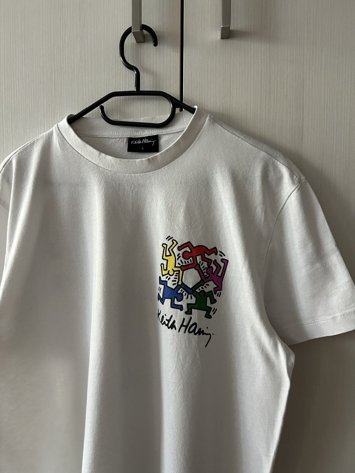 Keith Haring Vintage Keith Haring big logo shirts mens y2k Size US M / EU 48-50 / 2 - 3 Thumbnail