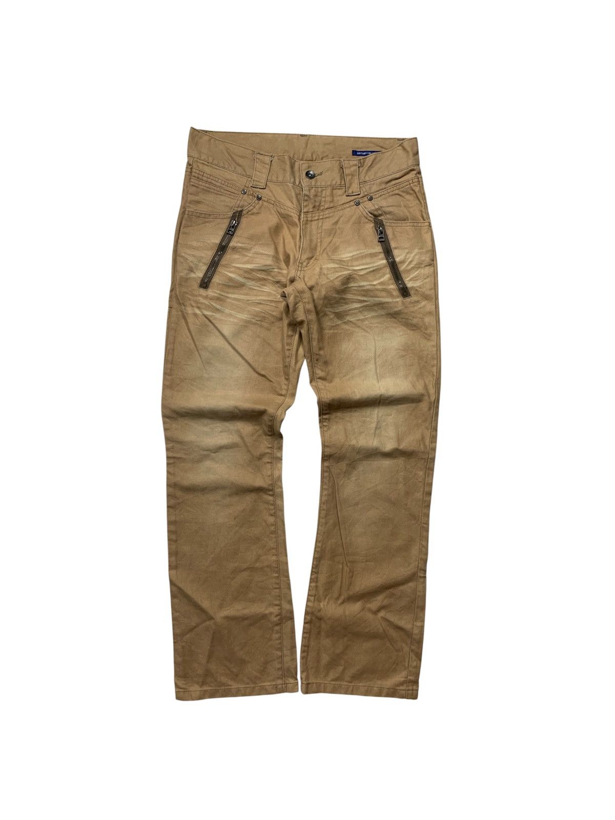 semanticdesign Flare semantic design zipper denim Size US 32 / EU 48 - 1 Thumbnail