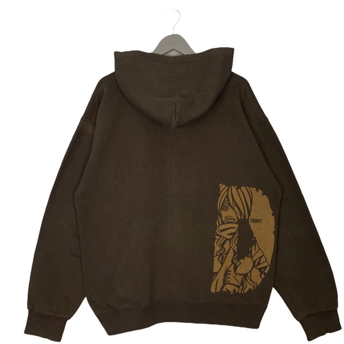 Vintage Vintage Diatryma Hoodie Sweater Big Logo Printed Brown Size US L / EU 52-54 / 3 - 6 Thumbnail