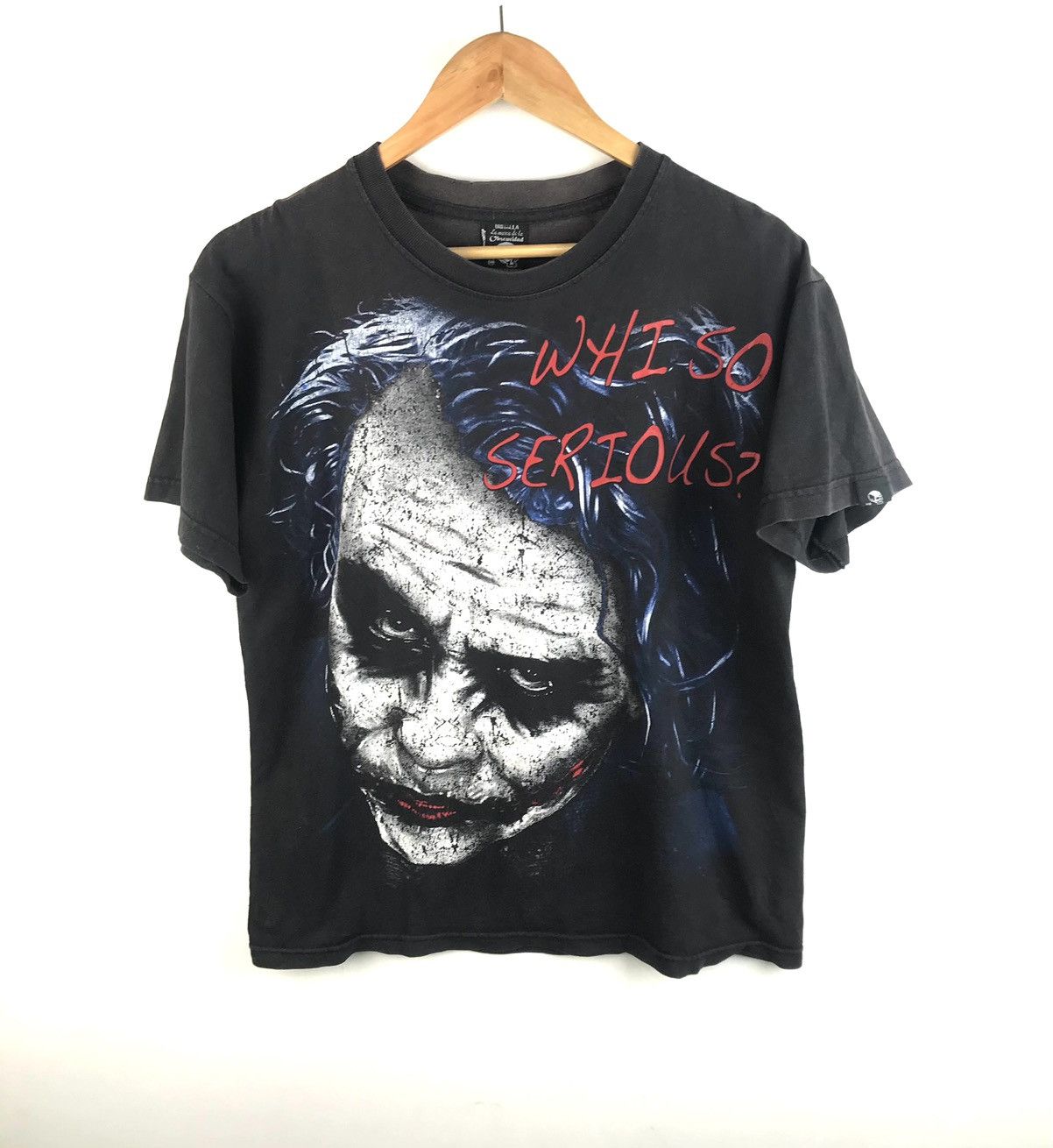 Vintage faded batman the dark knight joker aop big print M