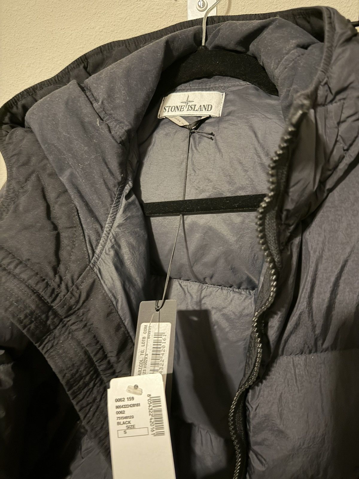 Stone Island Stone Island Crinkle Reps NY Down Jacket - Black (Size S) Size US S / EU 44-46 / 1 - 3 Thumbnail