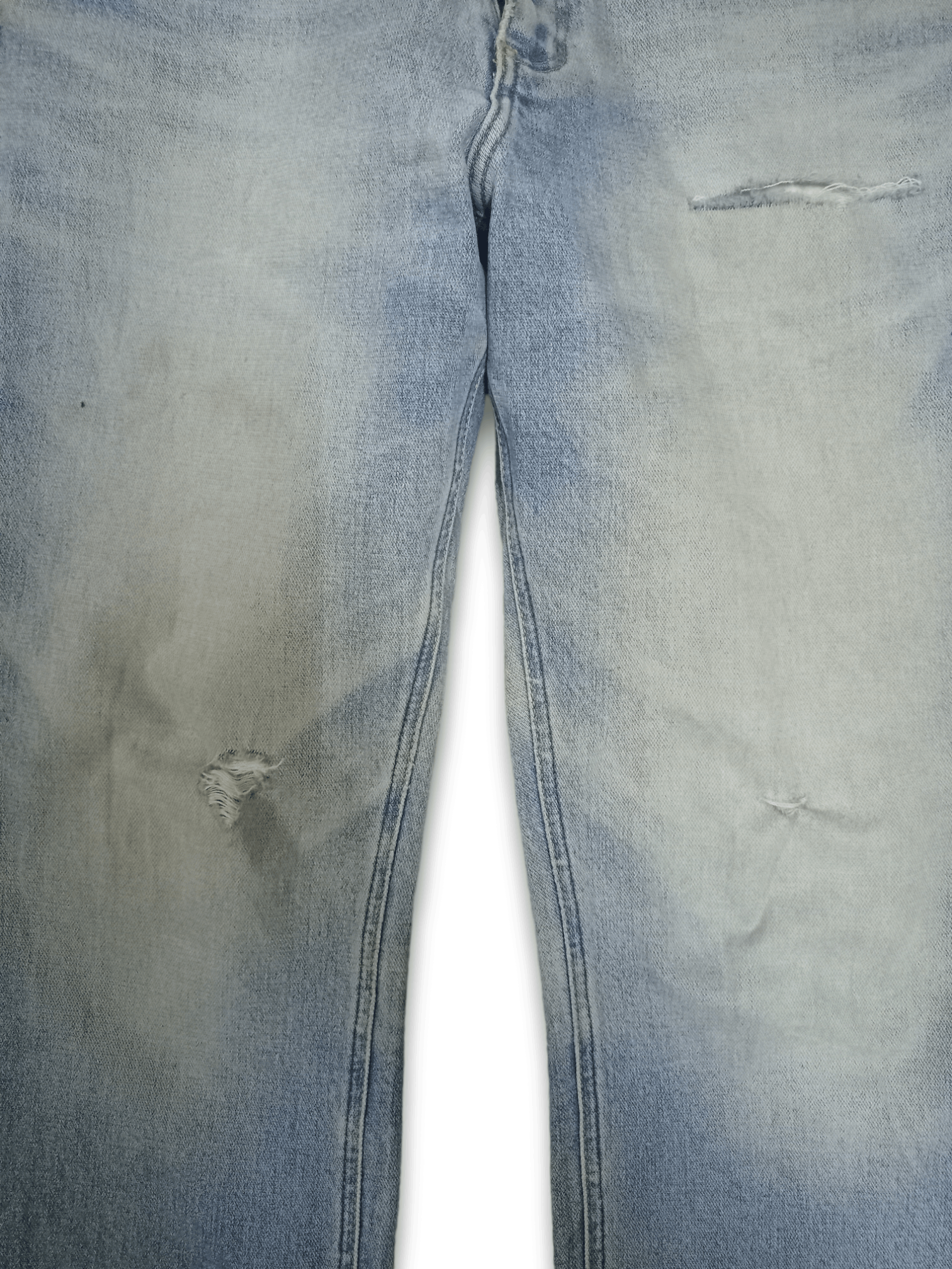 Wrangler Vintage Wrangler Light Wash Distressed Loose Jeans Size US 29 - 6 Thumbnail