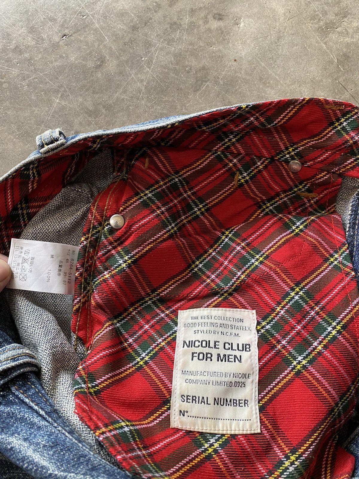 Hysteric Glamour × Nicole Club × Tornado Mart Japanese Nicole Club For Men Embroidery Distressed Denim Size US 33 - 9 Thumbnail