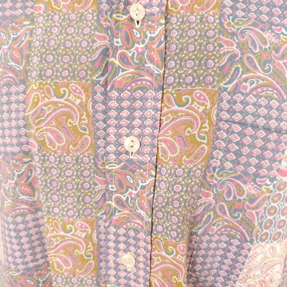 Vintage VINTAGE JG Hooks Paisley Shirt Mens M Orange Geometric Button-Up Short Sleeve Collared Hawaiian Theme Size US M / EU 48-50 / 2 - 3 Thumbnail