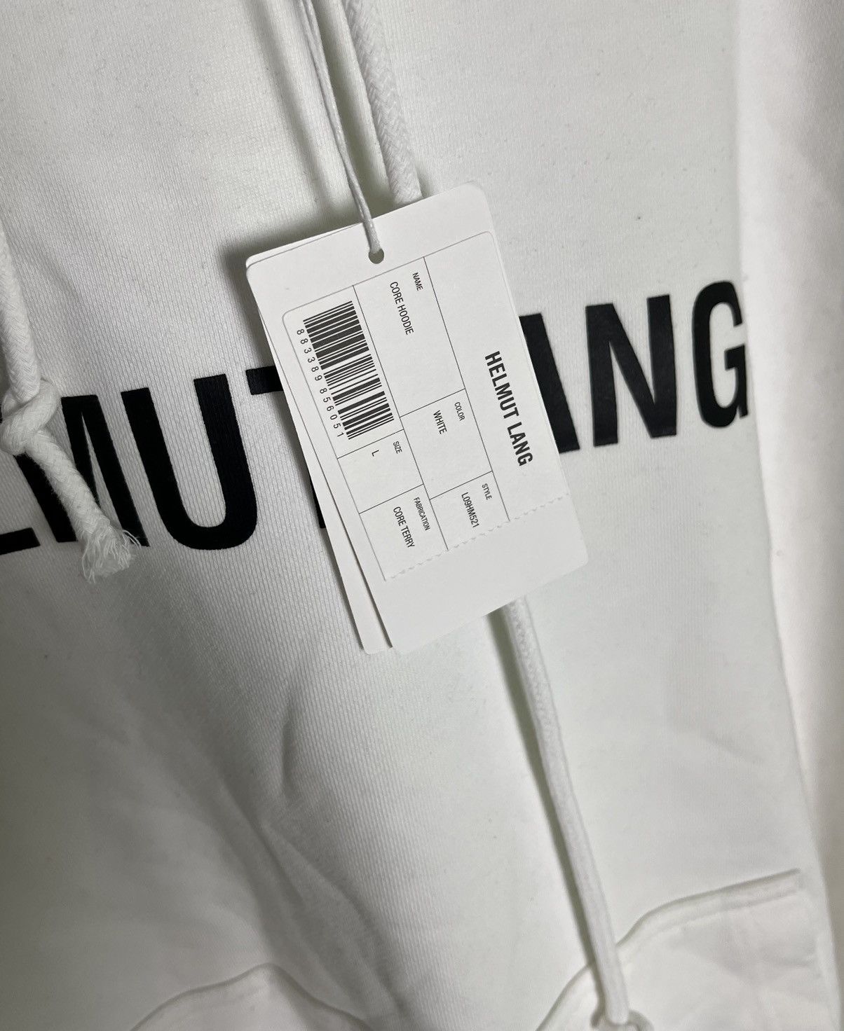 Helmut Lang Helmut Lang hoodie white Size US L / EU 52-54 / 3 - 3 Thumbnail