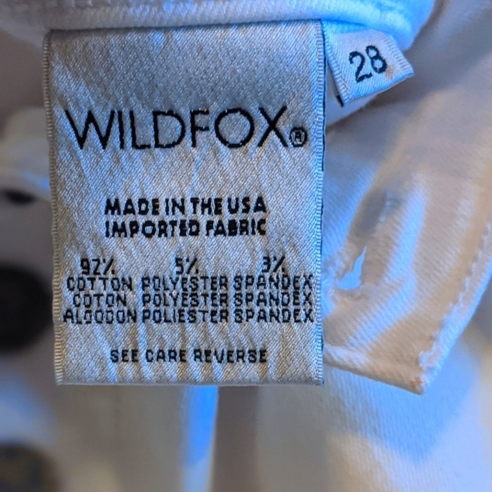 Wildfox Wildfox Couture YACHT SHORTS High Waist Button Fly White 28 Size 28" / US 6 / IT 42 - 4 Thumbnail
