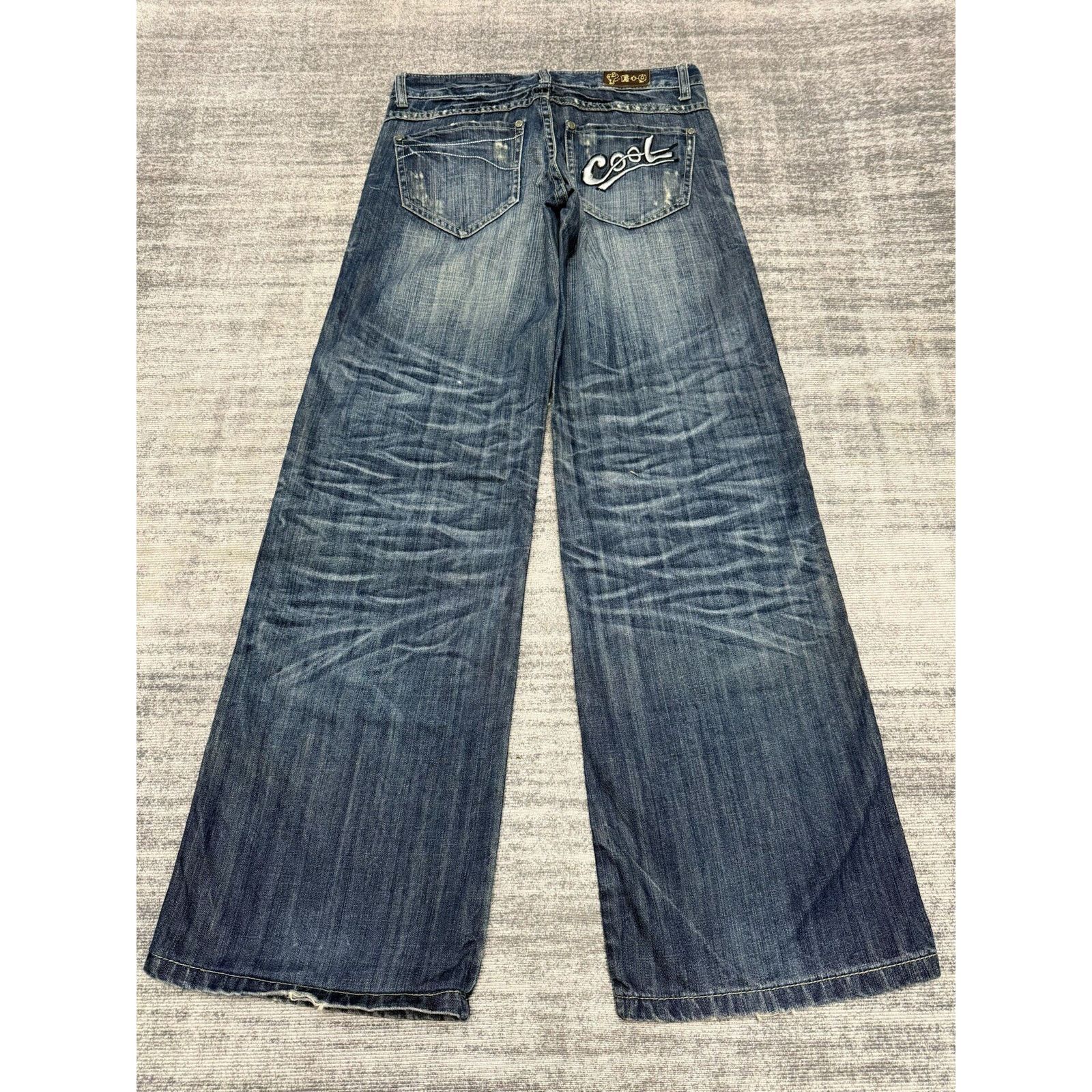 Hysteric Glamour × Japanese Brand × Vintage Japanese Vintage Faded Blue Denim Women's Low-Rise Jeans Size 30" / US 8 / IT 44 - 3 Thumbnail