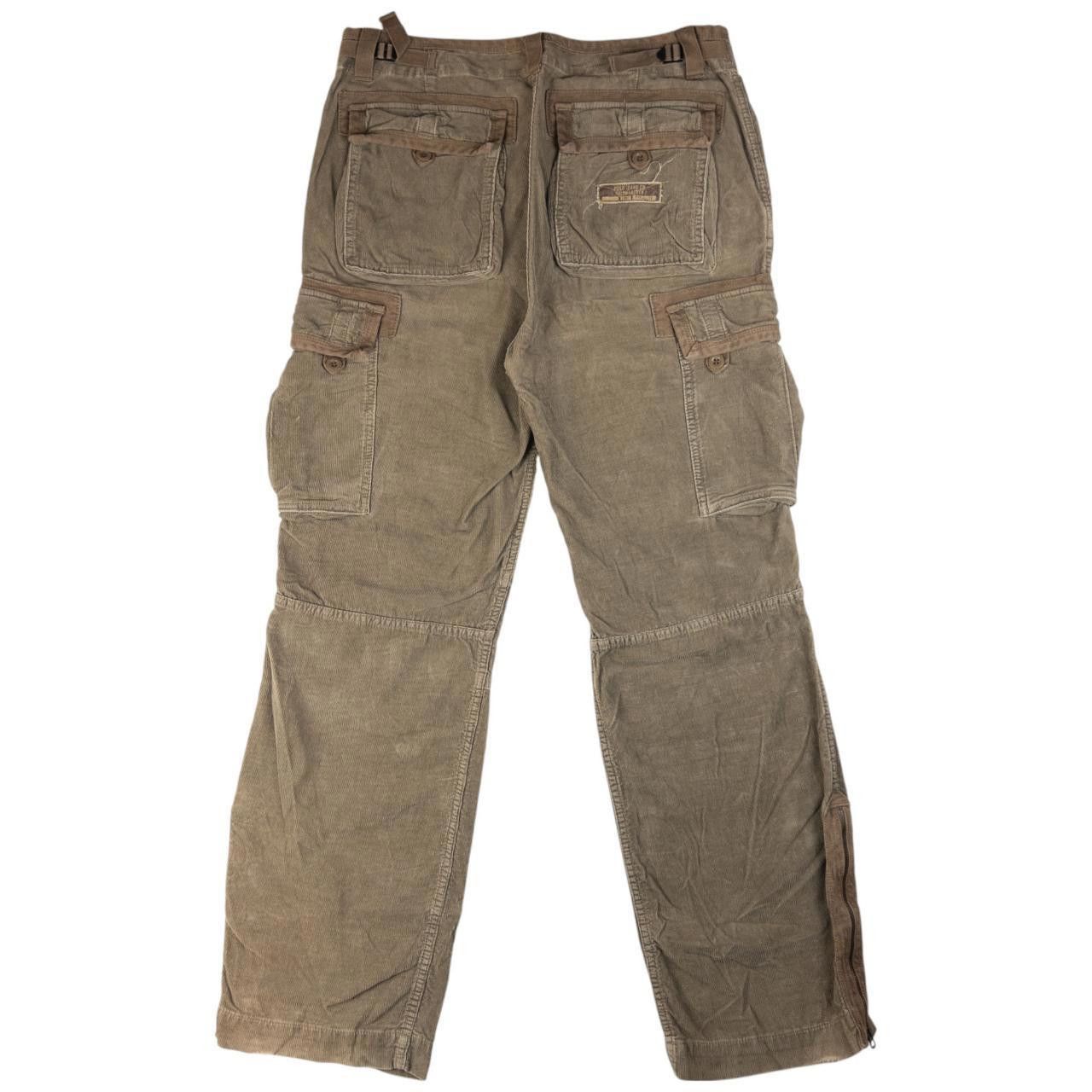 Vintage Ralph Lauren Polo Corduroy Cargo Trousers Size W36