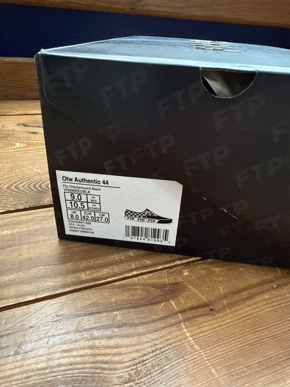 Fuck The Population × Vans FTP x Vans OTW 44 Checkered Sneakers Size US 9 / EU 42 - 5 Thumbnail