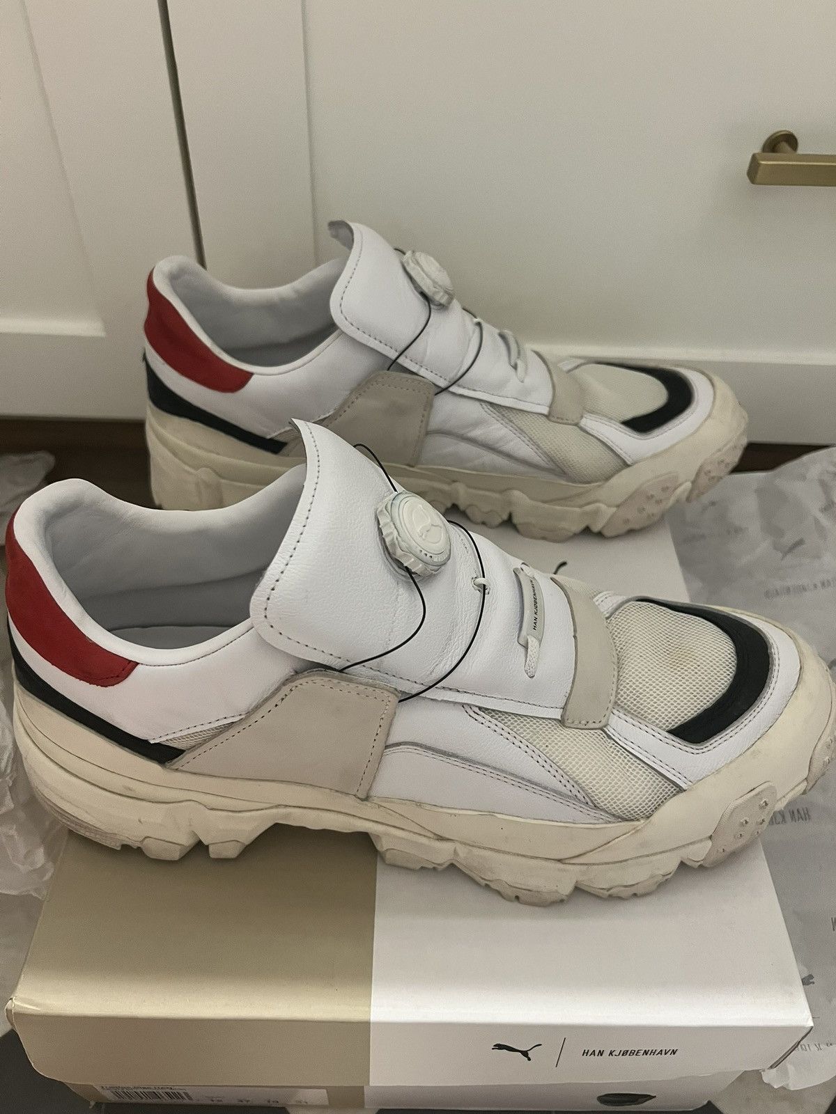 Han Kjobenhavn Han Kjøbenhavn Men’s White Sneakers Size US 13 / EU 46 - 6 Thumbnail