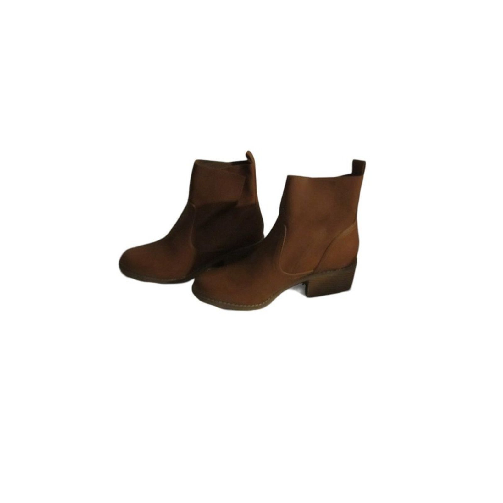 Mossimo Classic Brown Ankle Boots Block Heel Mossimo Size 10 Size US 10 / IT 40 - 2 Thumbnail