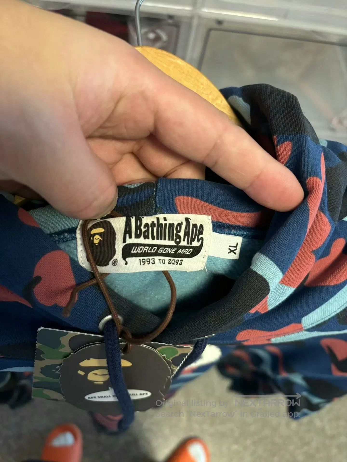 Bape bape camouflage hoodie with tags, new condition. Size US L / EU 52-54 / 3 - 3 Thumbnail