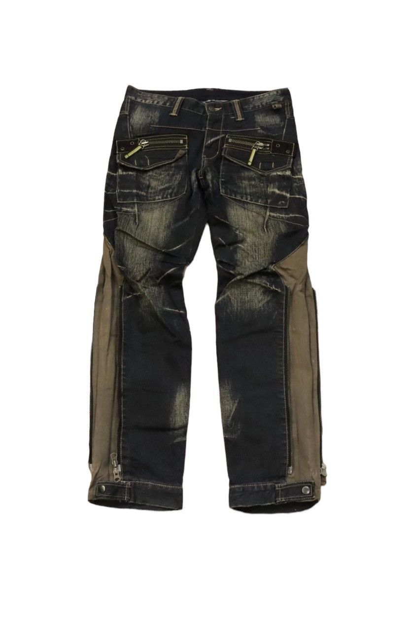image of If Six Was Nine x Ppfm Vintage Seditionaries Parachute Ppfm Punk Distressed in Navy, Men's (Size 32