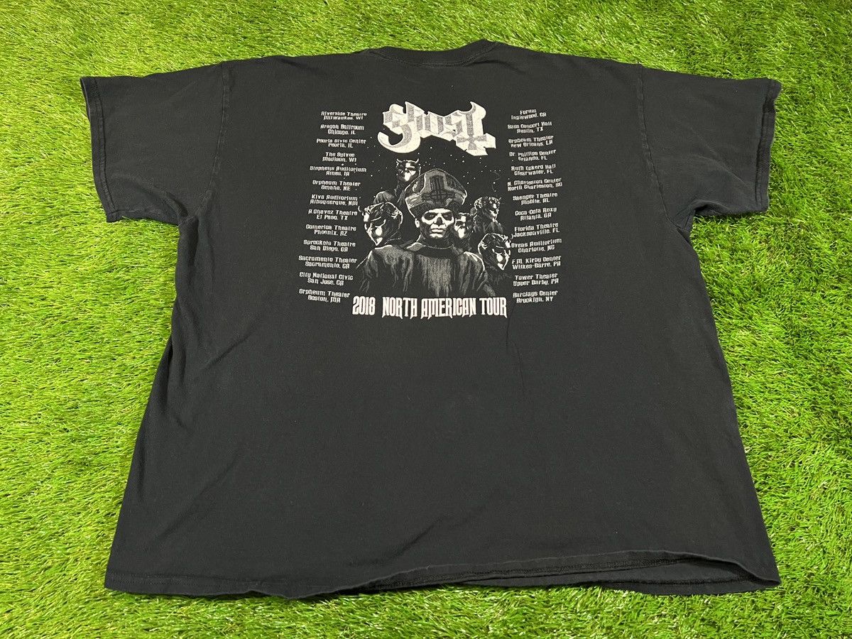Band Tees Ghost Band Concert Tour Shirt "A Pale Tour Named Death" 2018 Size US XXL / EU 58 / 5 - 6 Thumbnail