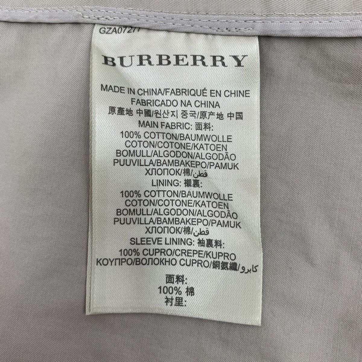 Burberry Burberry Khaki Cotton Belted Section Trench Coat Size S / US 4 / IT 40 - 7 Thumbnail