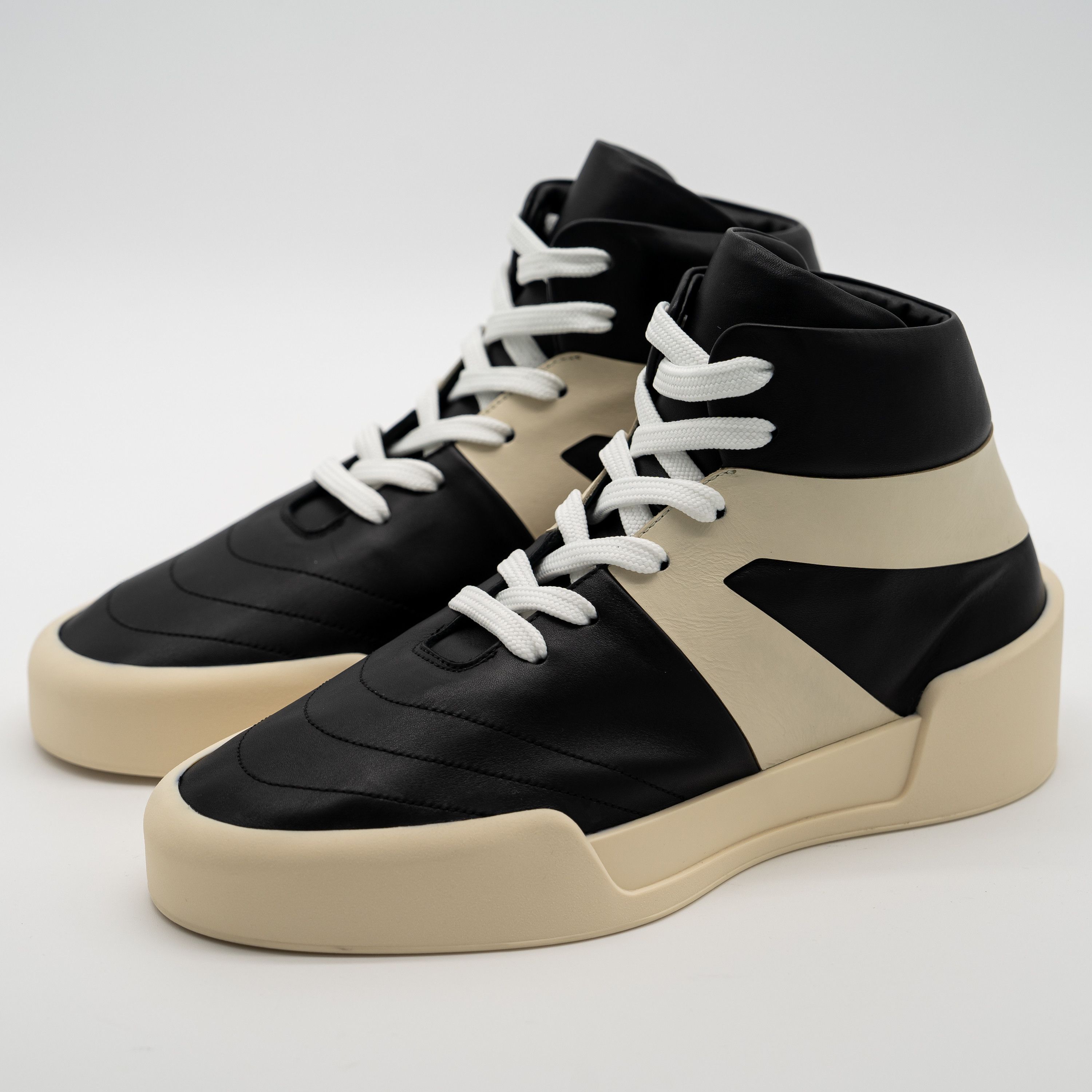 Fear of God 41 FEAR OF GOD Basketball Sneakers Black White Leather Size US 9 / EU 42 - 1 Thumbnail