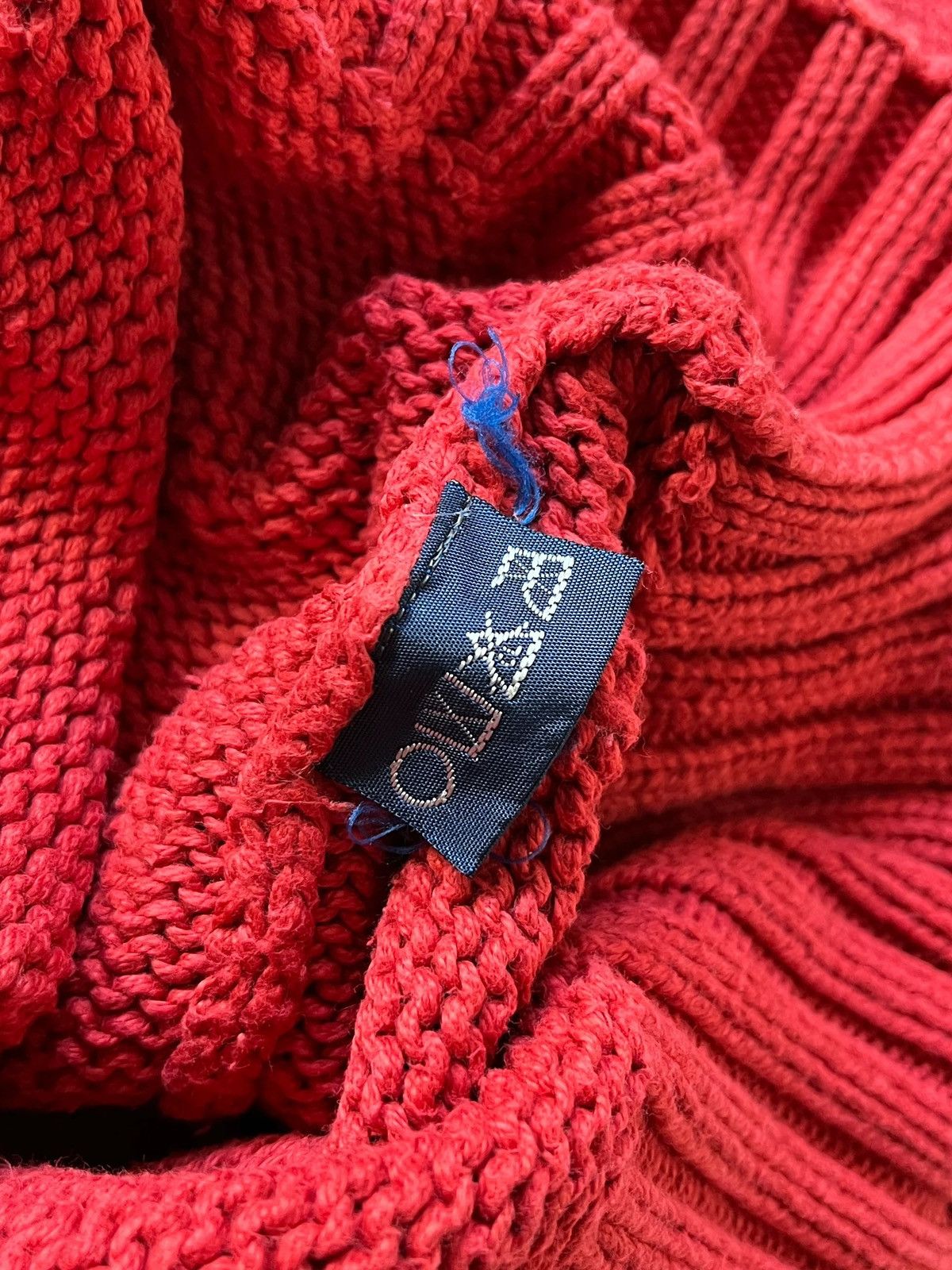 Polo Ralph Lauren OG Polo Ralph Lauren Vintage Blank Red Sweater Vintage 90s Size US XL / EU 56 / 4 - 6 Thumbnail