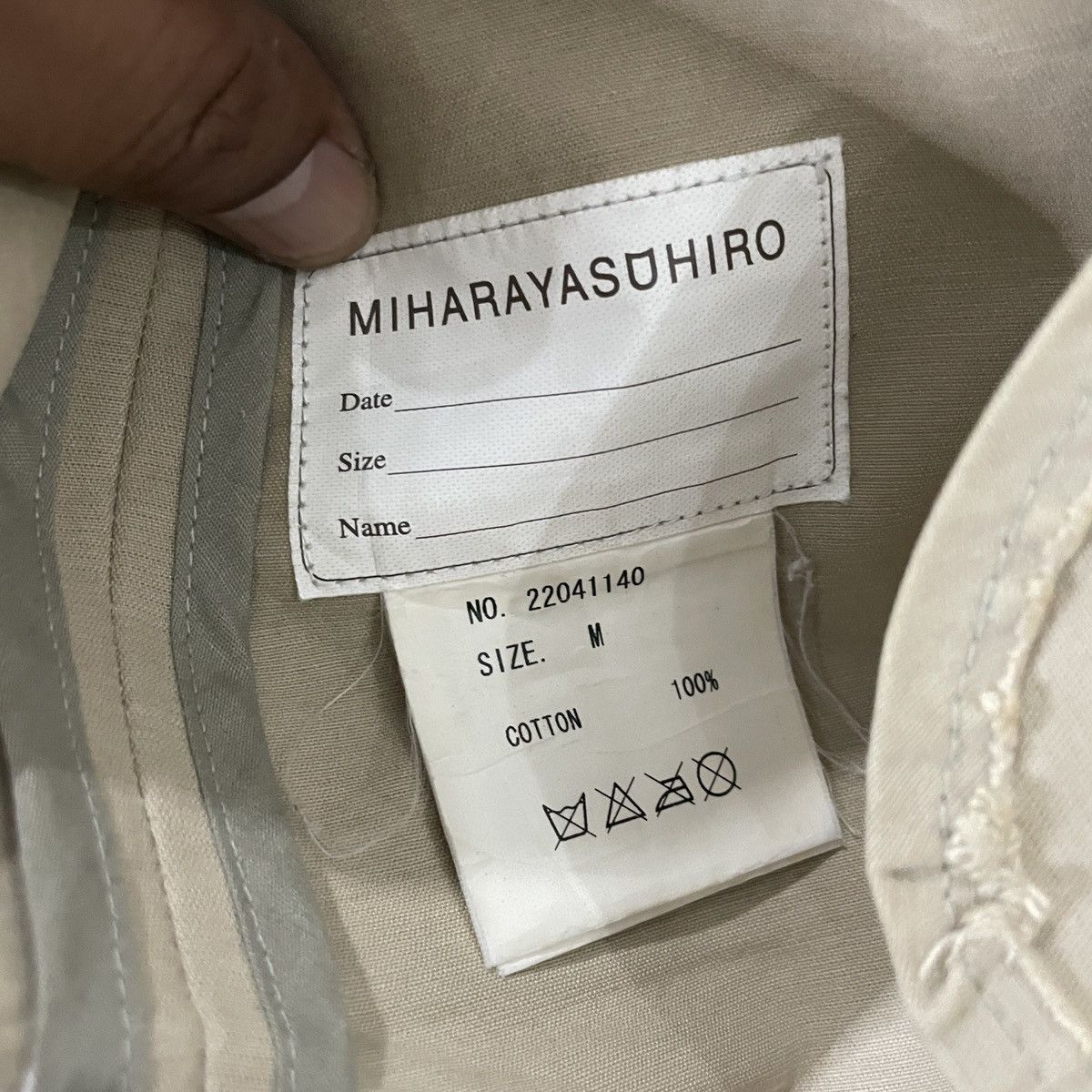 Maison MIHARA YASUHIRO Vintage Miharaya Yasuhiro Coat Jacket Size M / US 6-8 / IT 42-44 - 5 Thumbnail