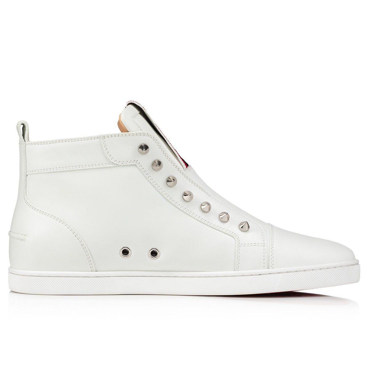 Christian Louboutin F.A.V Fique A Vontade Mid Cut White Size US 8 / EU 41 - 1 Thumbnail