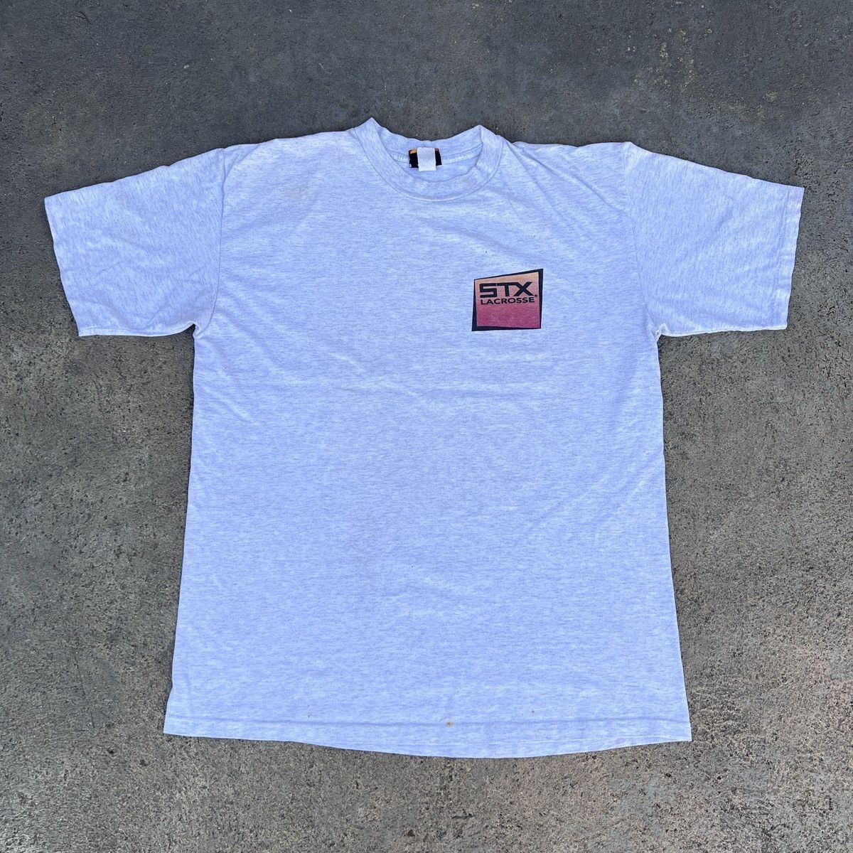 Vintage Vintage 90s STX Lacrosse Graphic Promo Tee XL Size US XL / EU 56 / 4 - 8 Thumbnail