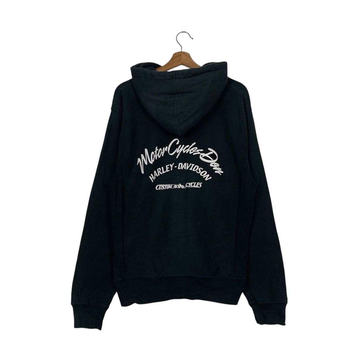 Harley Davidson HARLEY DAVIDSON Big Logo Zipper Hoodie Sweatshirt #2662-C119 Size US M / EU 48-50 / 2 - 1 Thumbnail