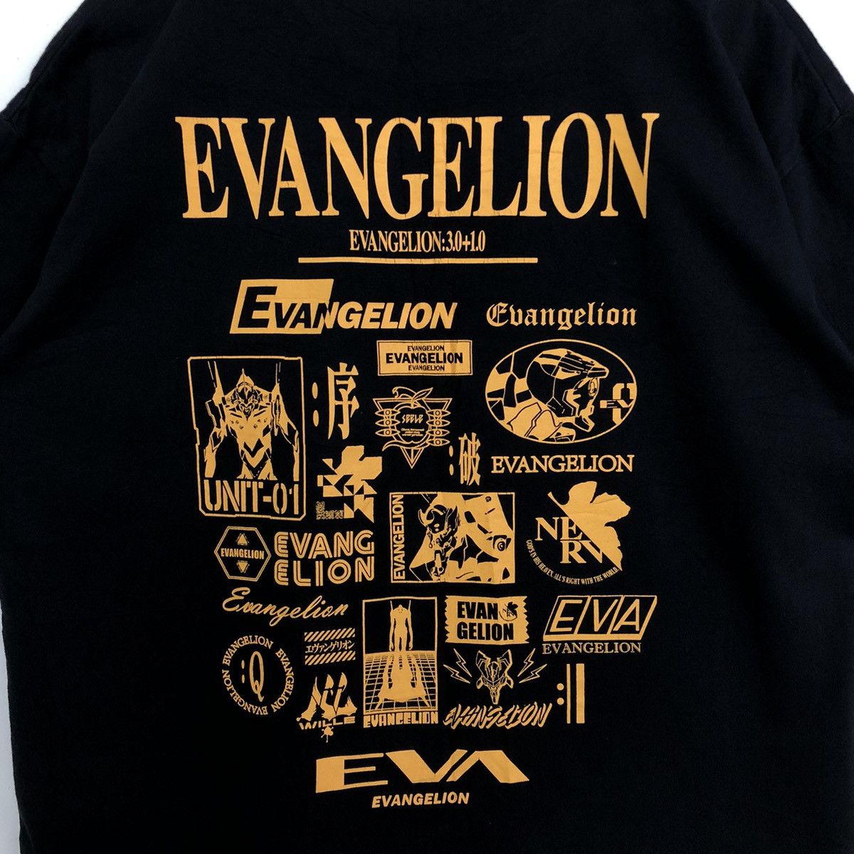 Anime Evangelion:3.0+ 1.0 x GU Anime Oversize Tshirt Size US L / EU 52-54 / 3 - 3 Thumbnail