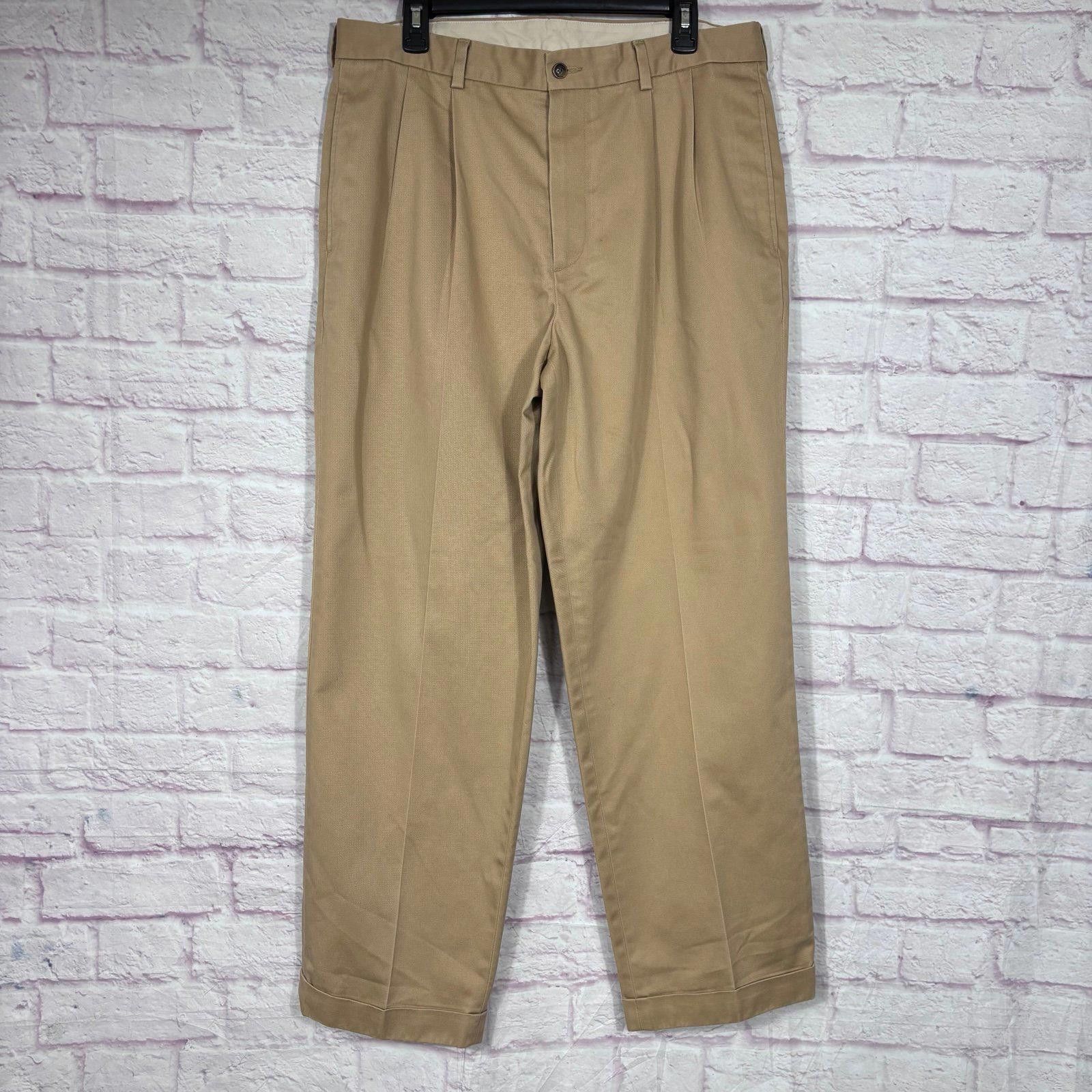 Brooks Brothers Brooks Brothers 346 Advantage Chino Elliot Pants 36x30 Size US 36 / EU 52 - 1 Thumbnail