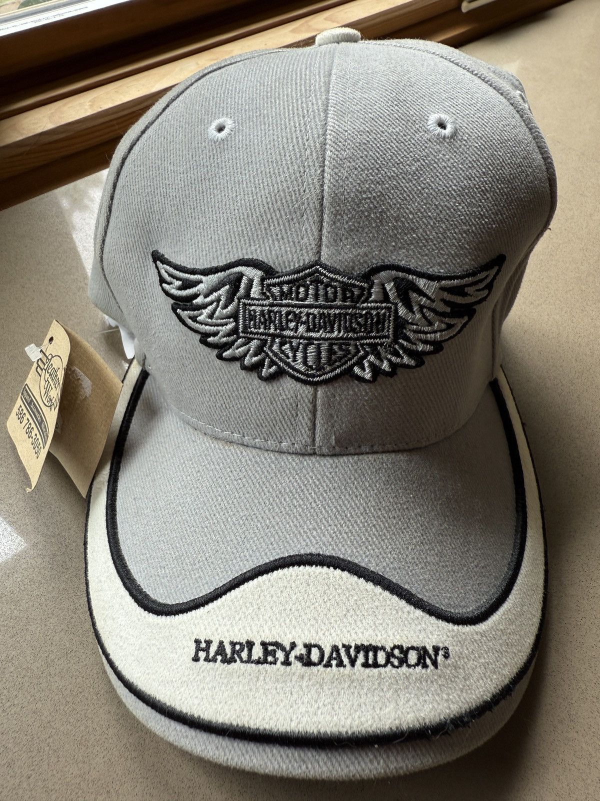 Harley Davidson Vintage Harley Davidson Embroidered Tonal Hat Size ONE SIZE - 2 Thumbnail