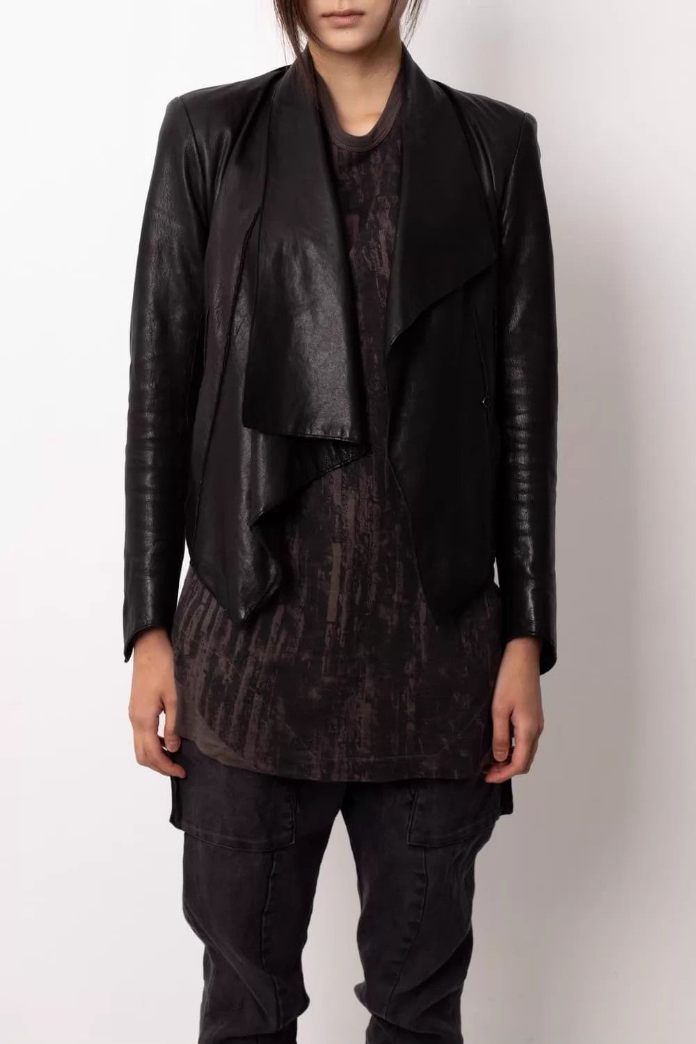 Helmut Lang Helmut Lang Vintage Deconstructed Leather Jacket Unisex 48B Size XL / US 12-14 / IT 48-50 - 2 Thumbnail