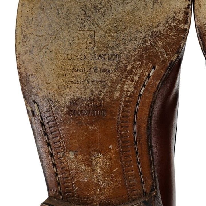 Bruno Magli Exotic Bruno Magli Italy Brown Alligator Leather Oxfords 10M Size US 10 / EU 43 - 13 Thumbnail