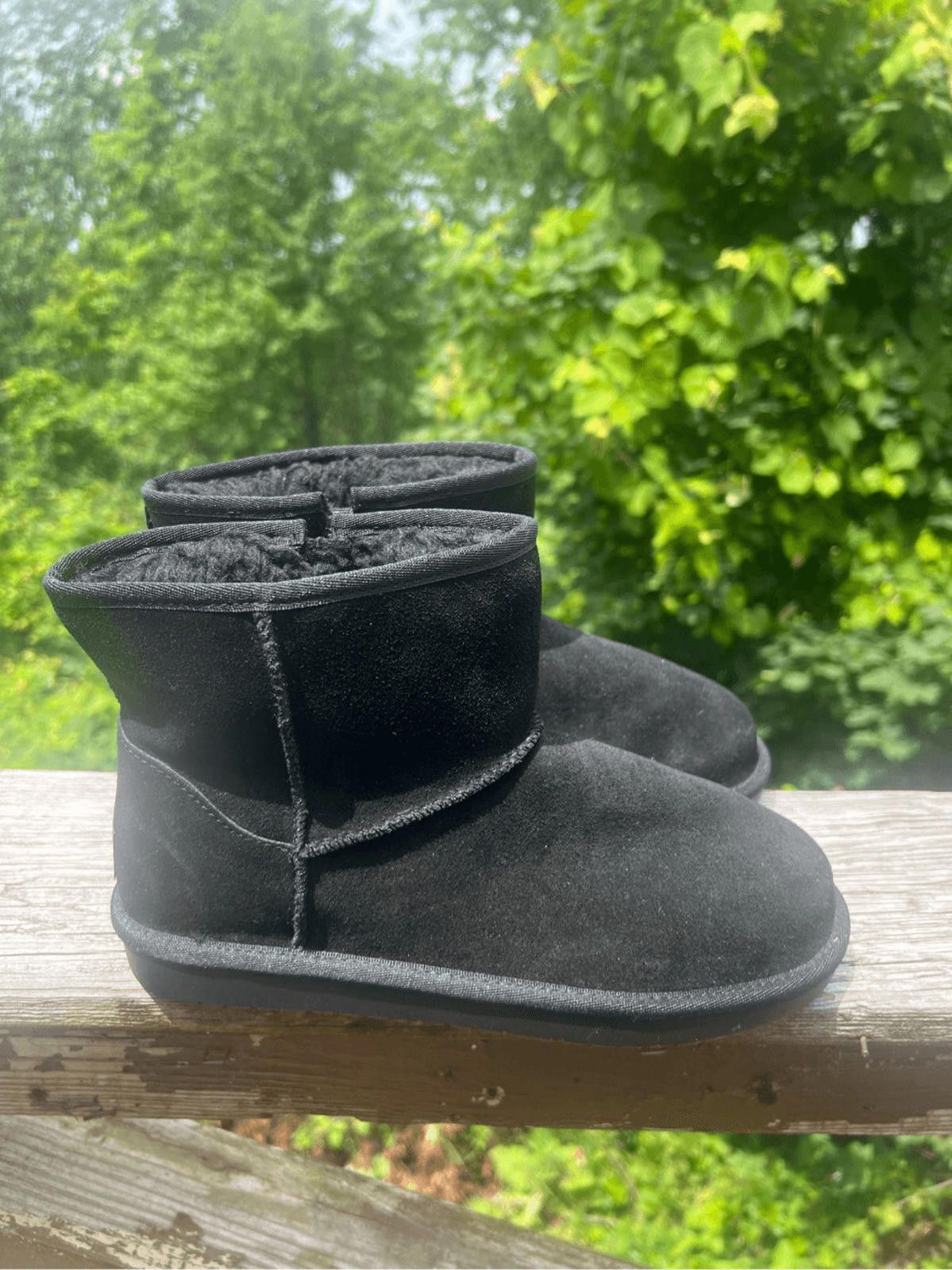 Koolaburra KOOLABURRA Leather Suede Black Booties Sz 5 NWOB Size US 5 / IT 35 - 2 Thumbnail