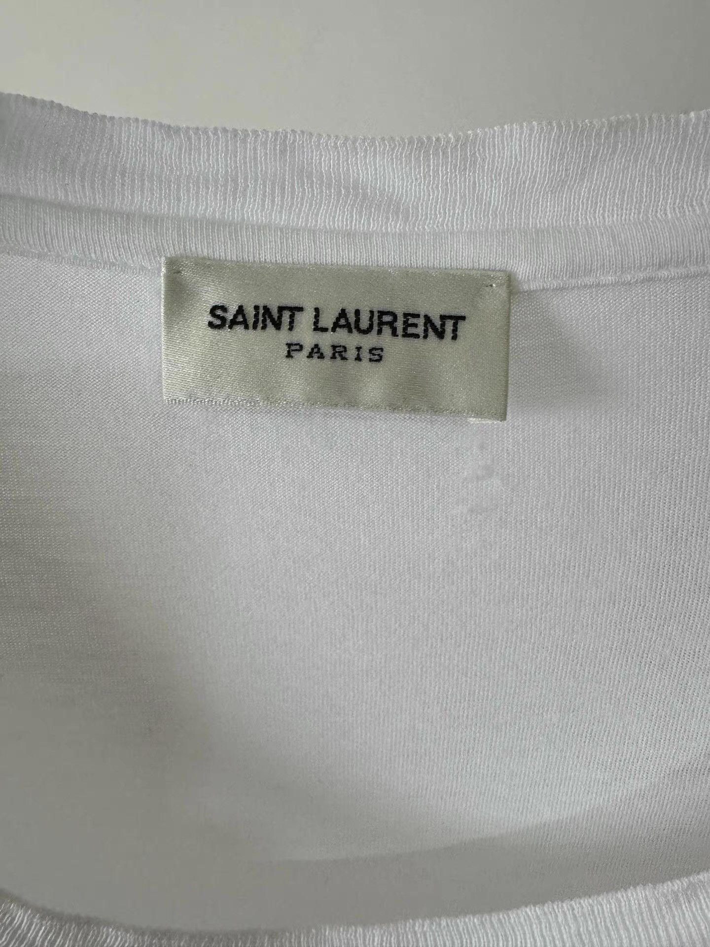Saint Laurent Paris Saint Laurent Unisex Baby Tee Ｑ23 Size US L / EU 52-54 / 3 - 3 Thumbnail