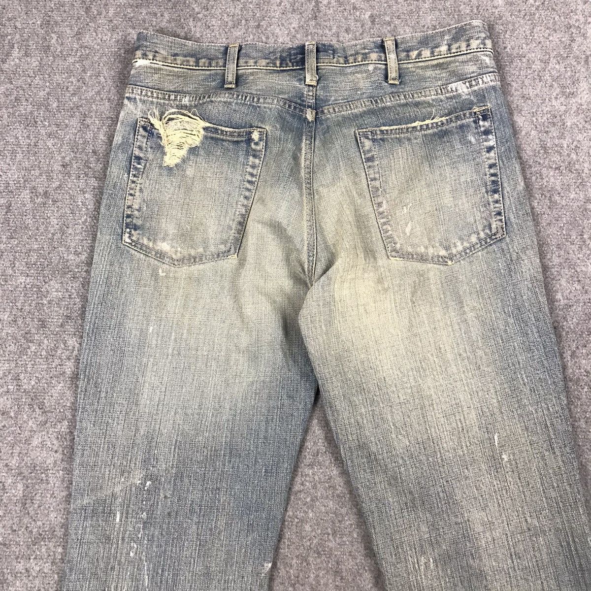 If Six Was Nine × Japanese Brand × Spellbound FALRE SPELLBOUND BOOTCUT DISTRESSED DENIM PANTS Size US 32 / EU 48 - 13 Thumbnail