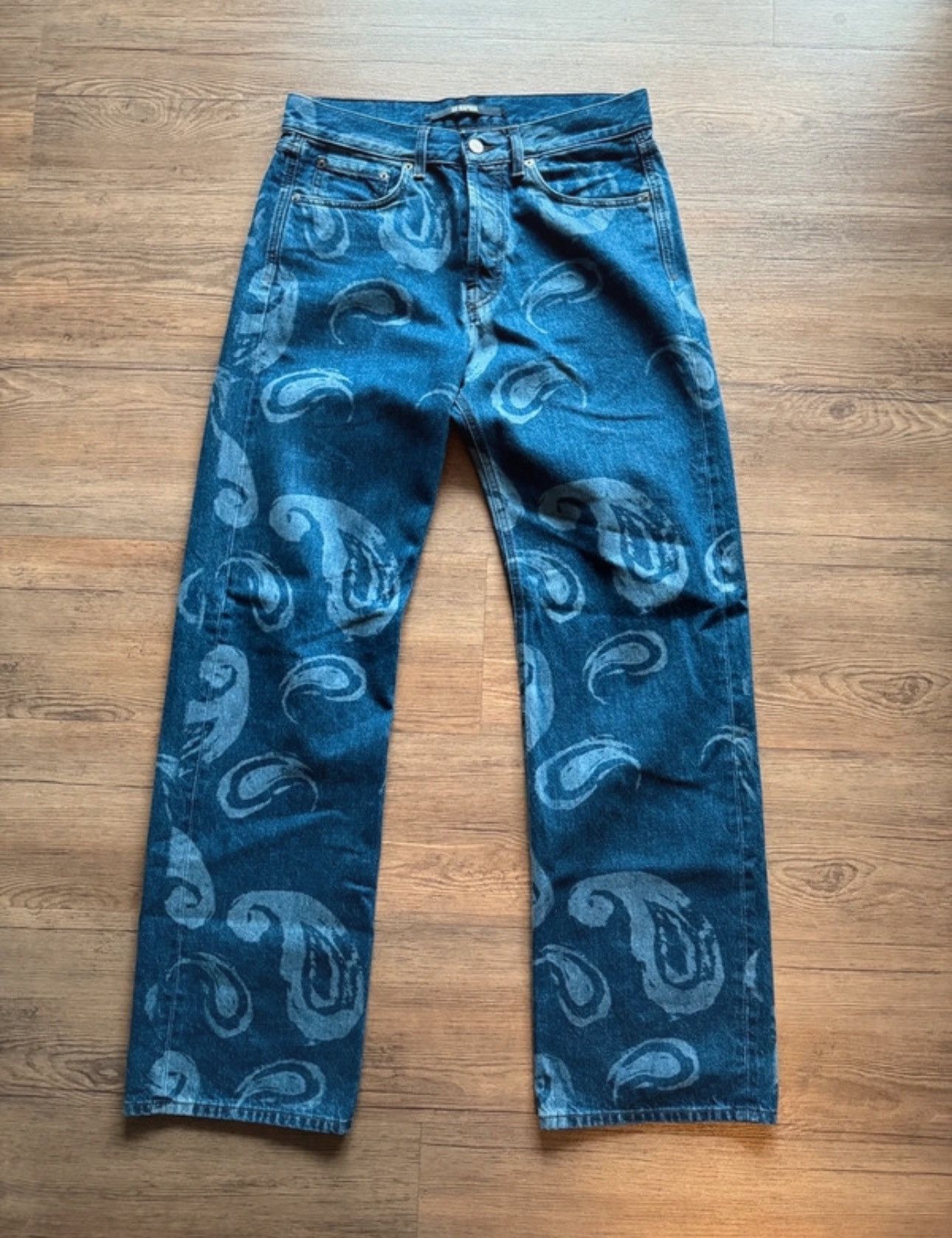 image of Jacquemus La Rapha Jeans in Blue, Men's (Size 30)