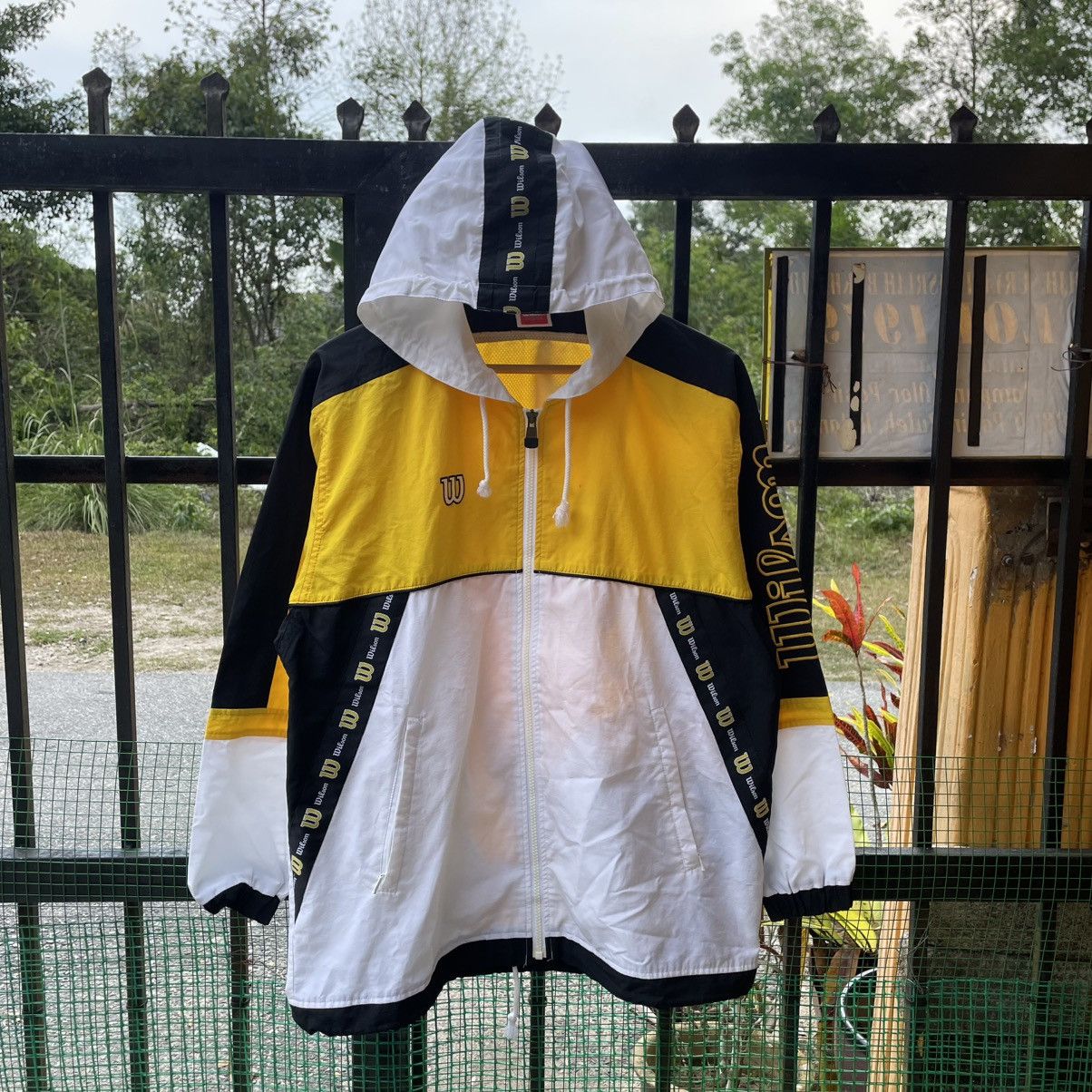 Wilson 🔥Vintage Wilson Two Tone Zipper Windbreaker Light Jacket Size US M / EU 48-50 / 2 - 3 Thumbnail