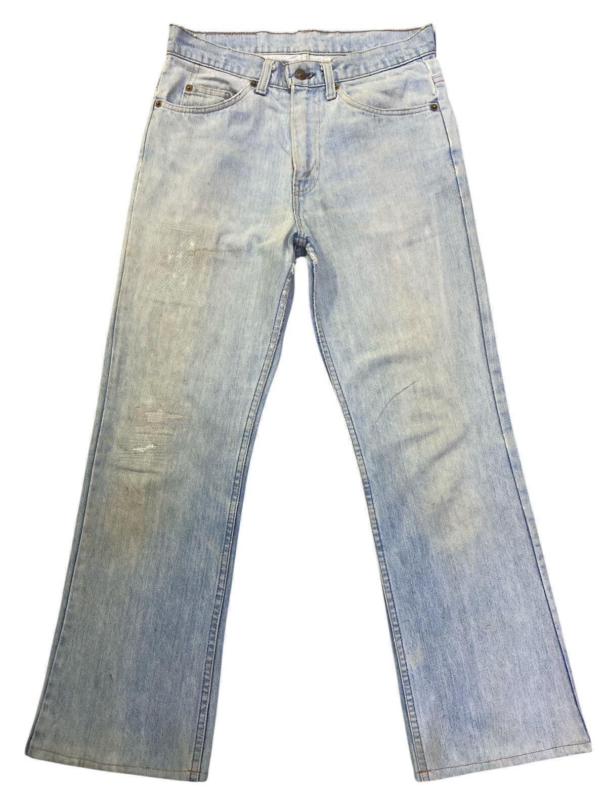Levi's × Levi's Vintage Clothing × Vintage Vintage 70s Levi’s Jeans Orange Tab Button 8 Talon Zipper Size US 30 / EU 46 - 6 Thumbnail