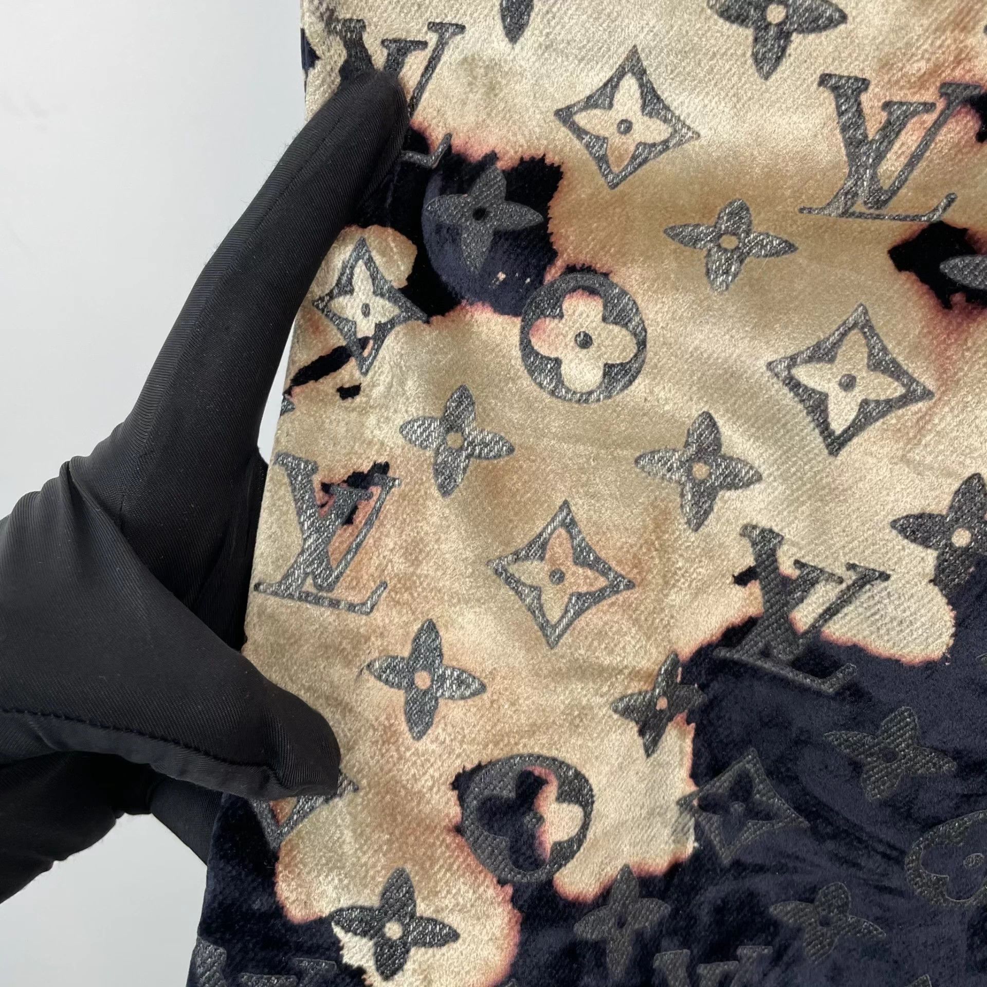 Louis Vuitton LV Cotton Flaming Cloud Men's Black Jeans 30 Size US 30 / EU 46 - 8 Thumbnail