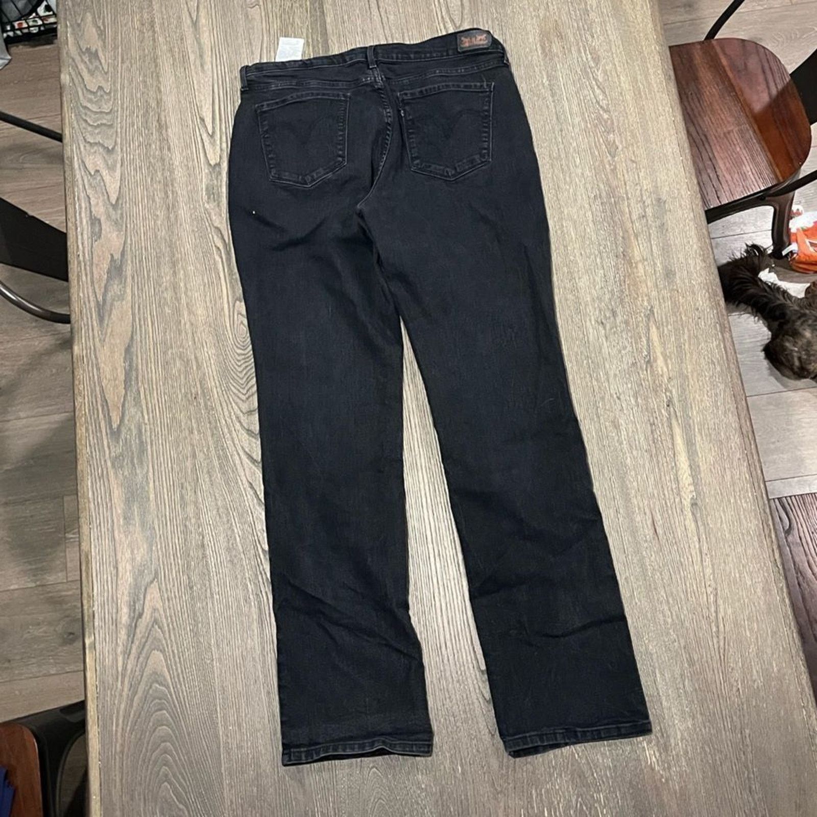 Levi's Levi's 516 Straight Leg Jeans Mid-Rise Denim Stretch Size 36" / US 14 / IT 50 - 10 Thumbnail