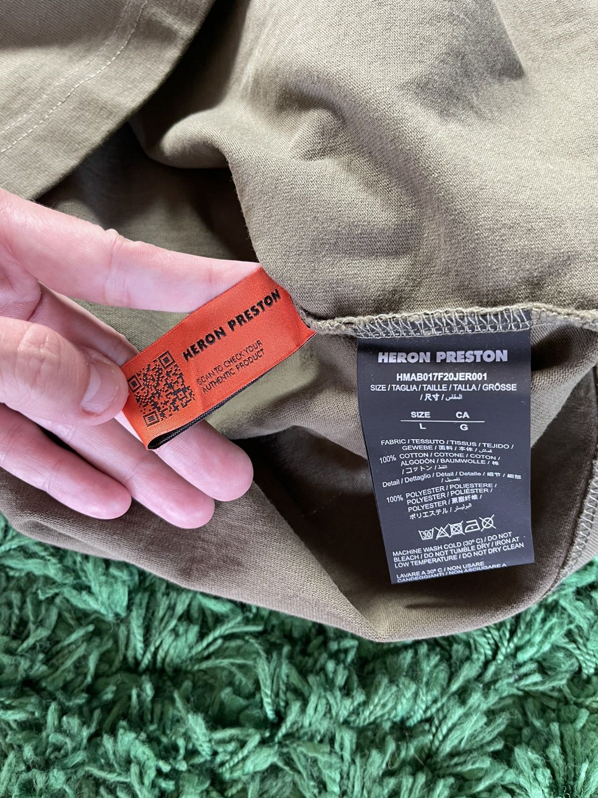 Heron Preston Heron Preston CTNMB L/S Tee Size US L / EU 52-54 / 3 - 6 Thumbnail