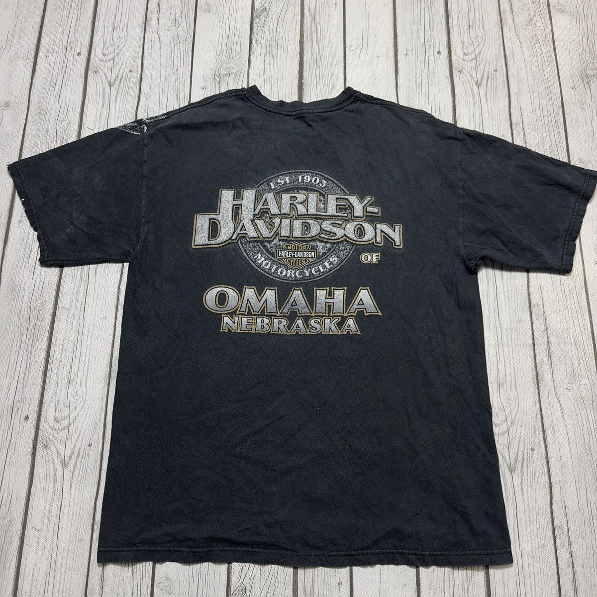 Harley Davidson × Vintage Vintage Harley Davidson tee Size US L / EU 52-54 / 3 - 2 Thumbnail