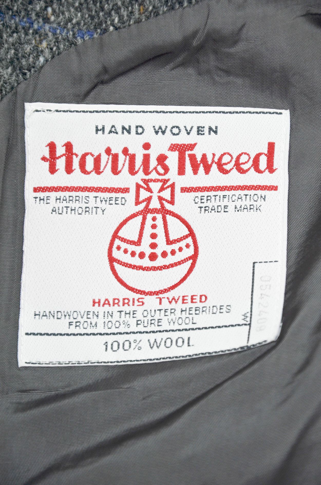 Harris Tweed Harris Tweed Wool Checked Blazer – Grey/Blue – Size 50 Size 50R - 10 Thumbnail