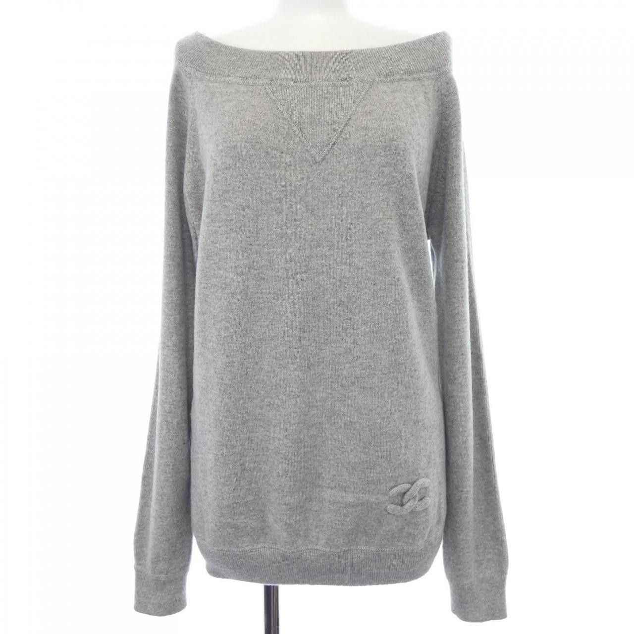 Chanel Chanel Chanel P48050K06134 Cashmere Knitwear Textile Tops P48050K06134 DUTY FREE for USA Size ONE SIZE - 1 Thumbnail