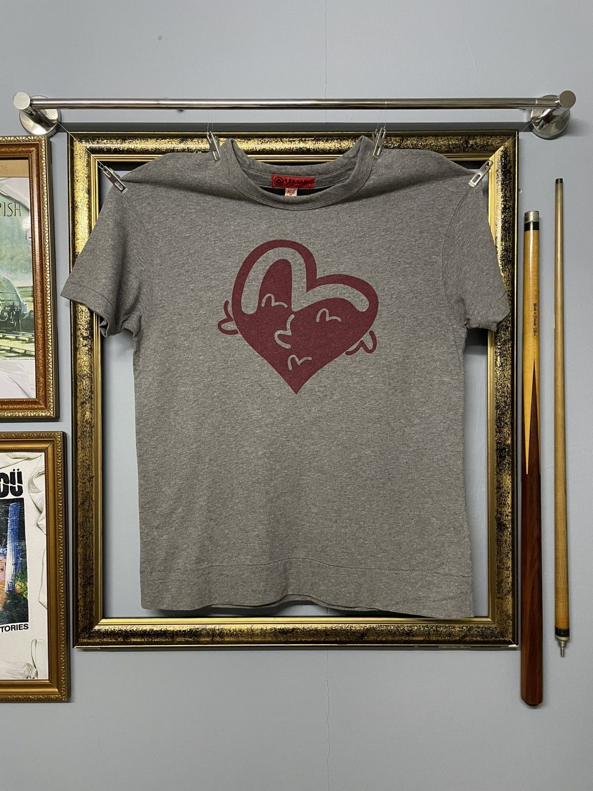 Evisu Vintage Japan Designer Evisu Yamane Iconic Logo Gray Tshirt Size US M / EU 48-50 / 2 - 1 Thumbnail