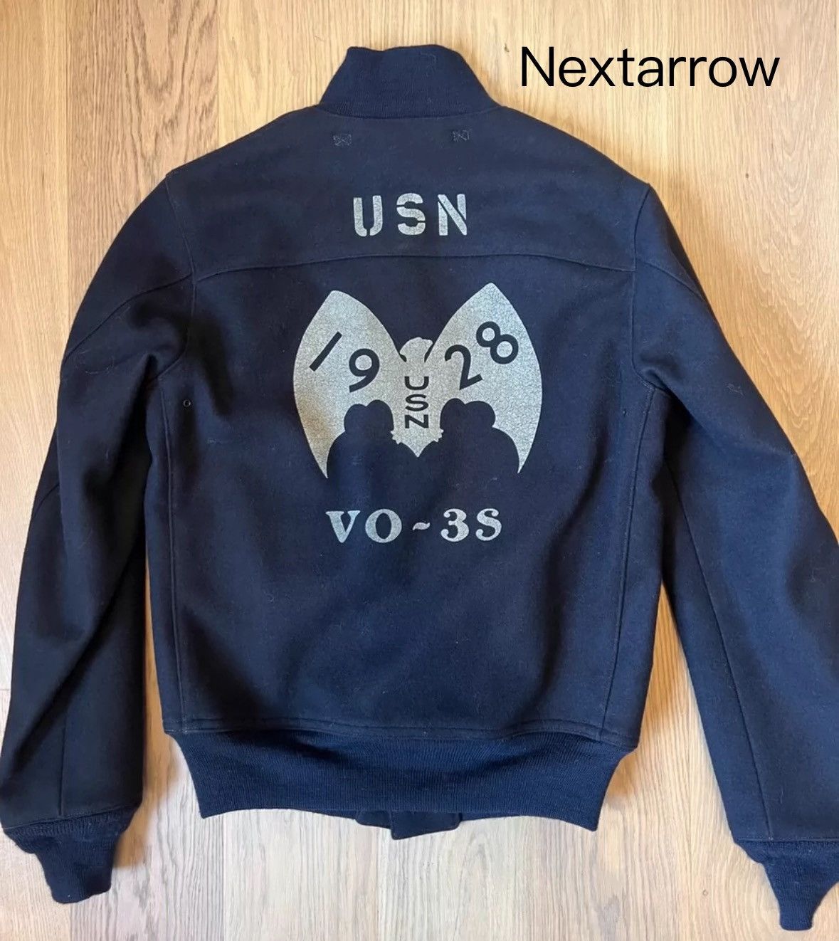 Freewheelers FREEWEELERS 1928 USN VO-3S BAT SQUADRON Squadron A-1 Jacket Size US S / EU 44-46 / 1 - 2 Thumbnail